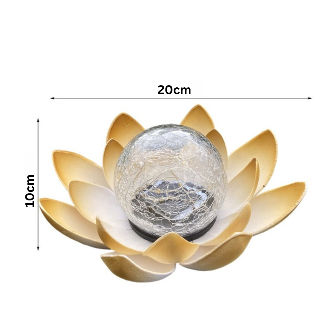 Lotusvormige Tuinlamp Solar – Waterdicht en Milieuvriendelijk Tuinverlichting