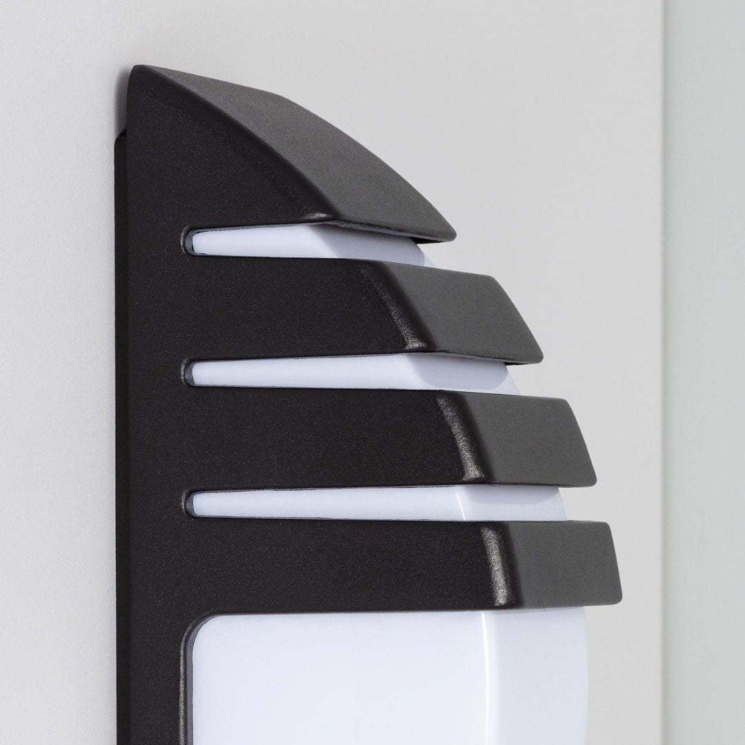 Buitenwandlamp met 6W LED, Grafietgrijze Aluminium Buitenlamp