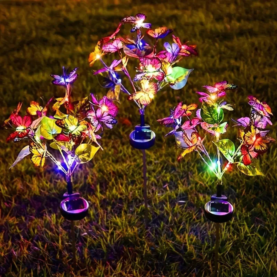Solar Tuinverlichting Vlinder LED - Waterdicht en Duurzaam voor Sfeervolle Tuin