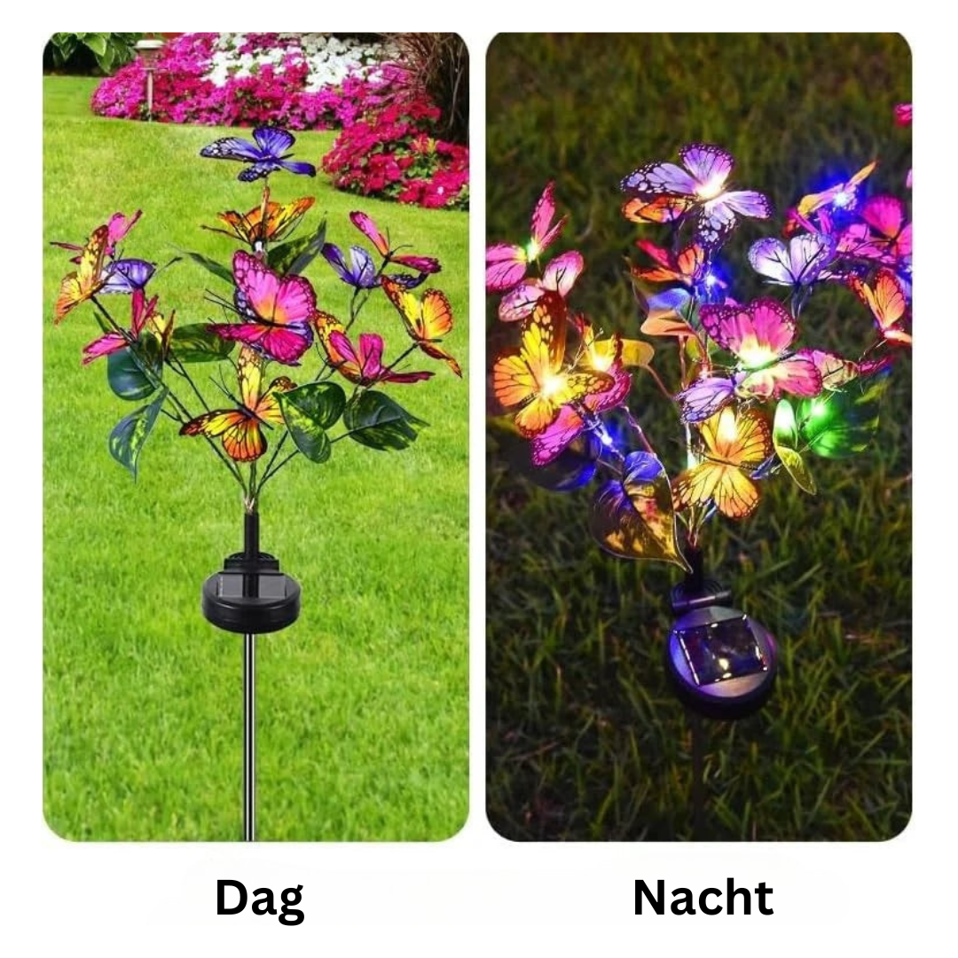 Solar Tuinverlichting Vlinder LED - Waterdicht en Duurzaam voor Sfeervolle Tuin