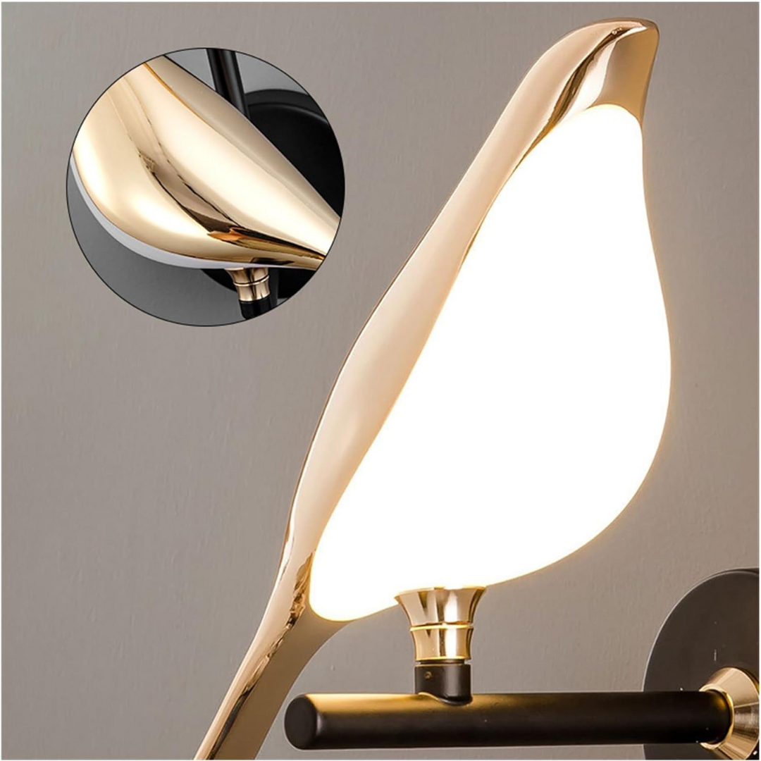 Moderne LED Vogel Wandlamp – Energiezuinig & Eenvoudig te Installeren