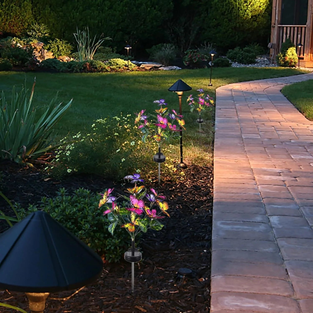Solar Tuinverlichting Vlinder LED - Waterdicht en Duurzaam voor Sfeervolle Tuin