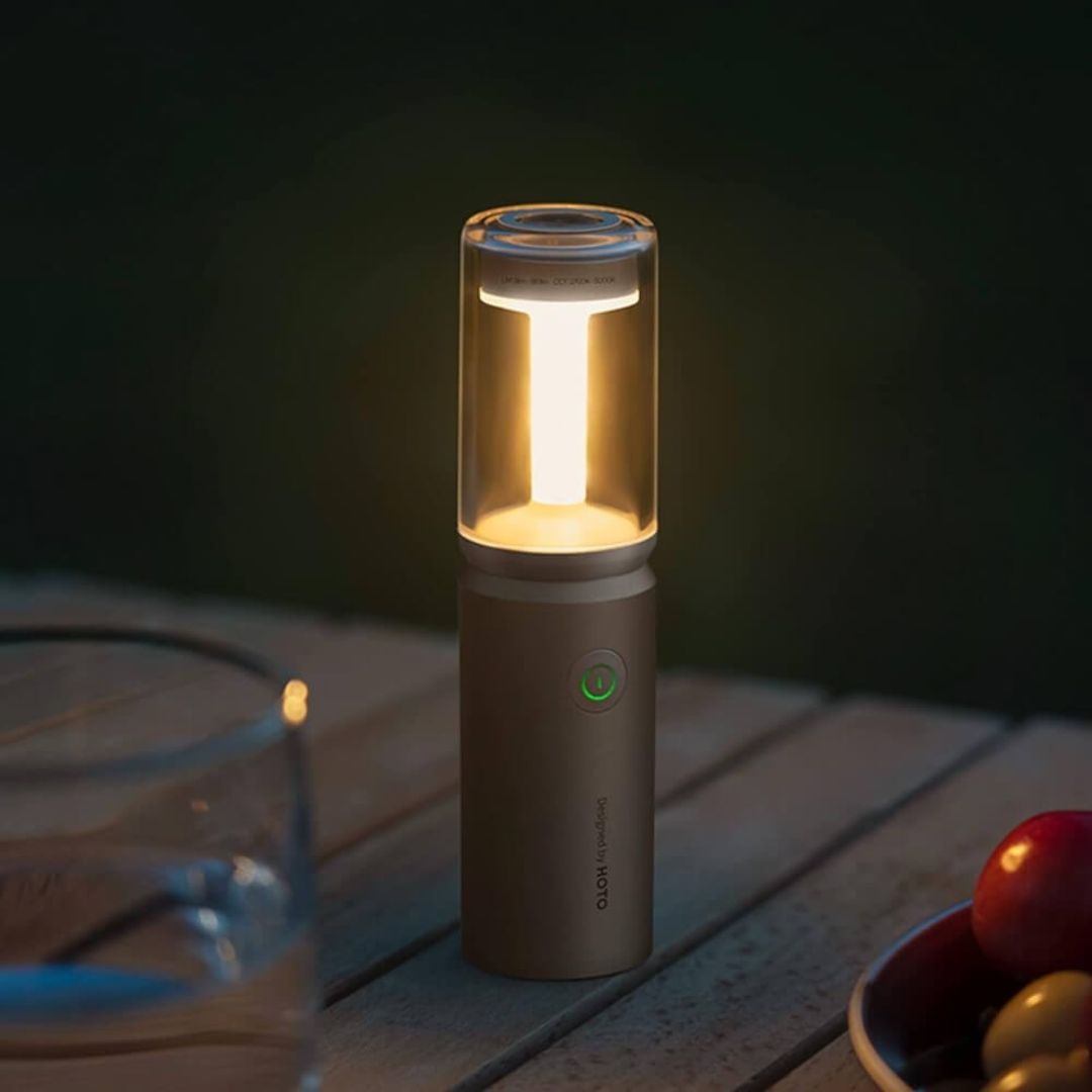 3-in-1 Oplaadbare Kampeerlamp met Zaklamp & Sfeerverlichting