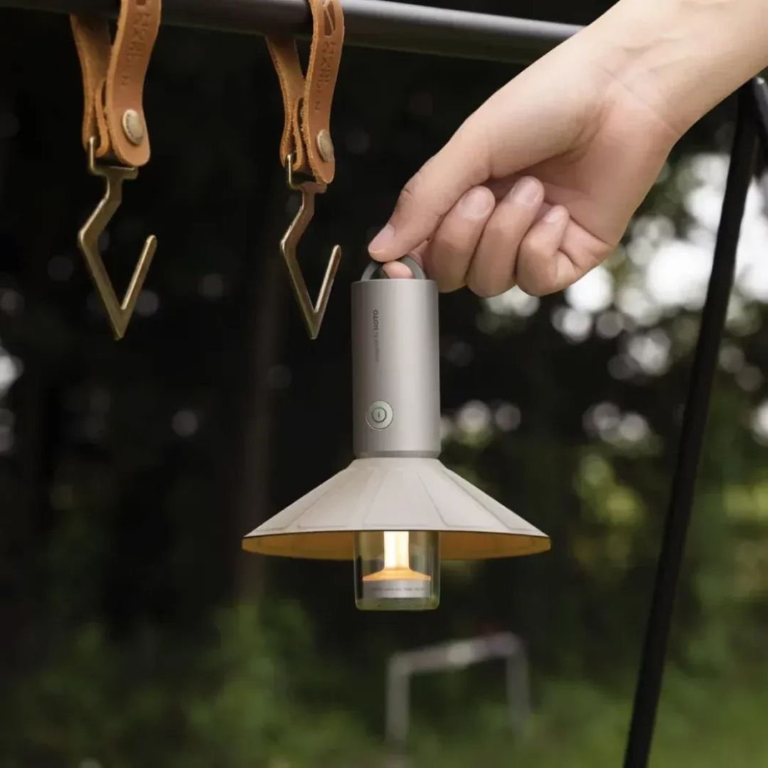 3-in-1 Oplaadbare Kampeerlamp met Zaklamp & Sfeerverlichting