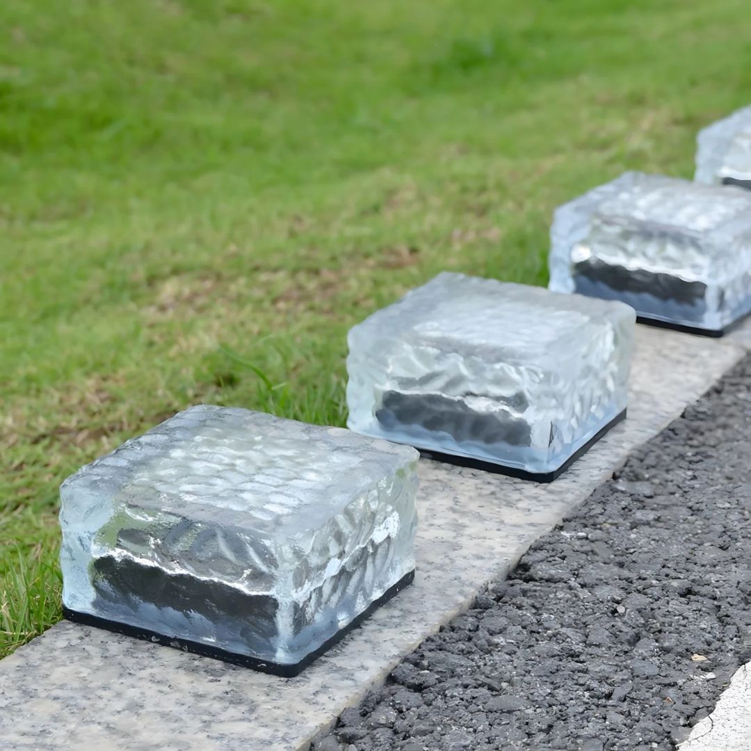 Buitenverlichting Solar Ice Brick Light - 6-Pack met RGB Kleuren