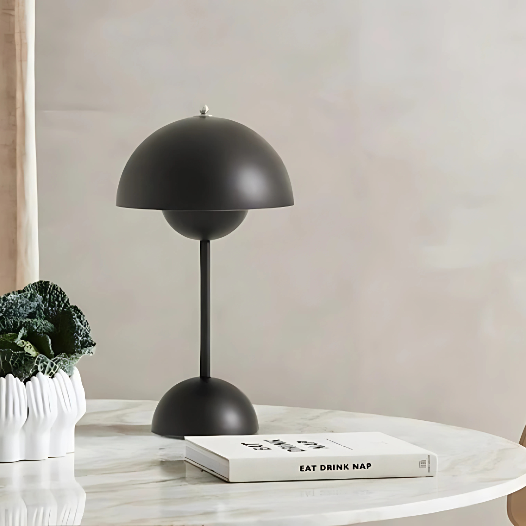 Versacio® Tafellamp – Dimbare Retro Paddenstoellamp voor Sfeer & Stijl