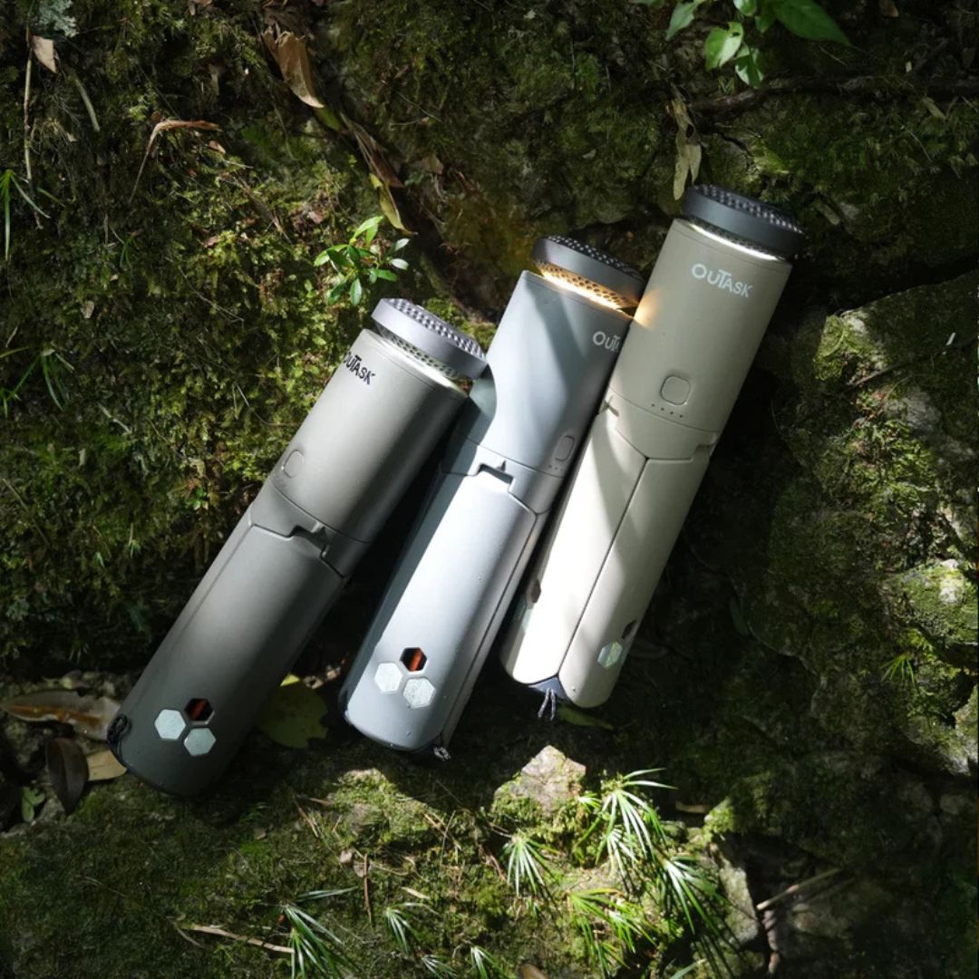 Telescopische Statief Buitenspot met Powerbank en Waterdicht Ontwerp