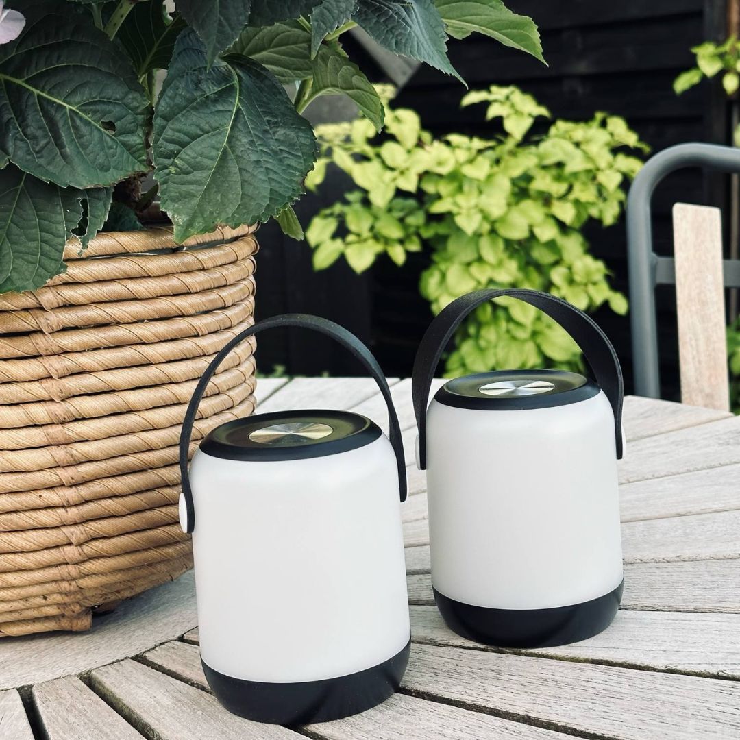 Draagbare LED Lantaarn met Aanraakbediening en USB – Ideaal voor Binnen en Buiten
