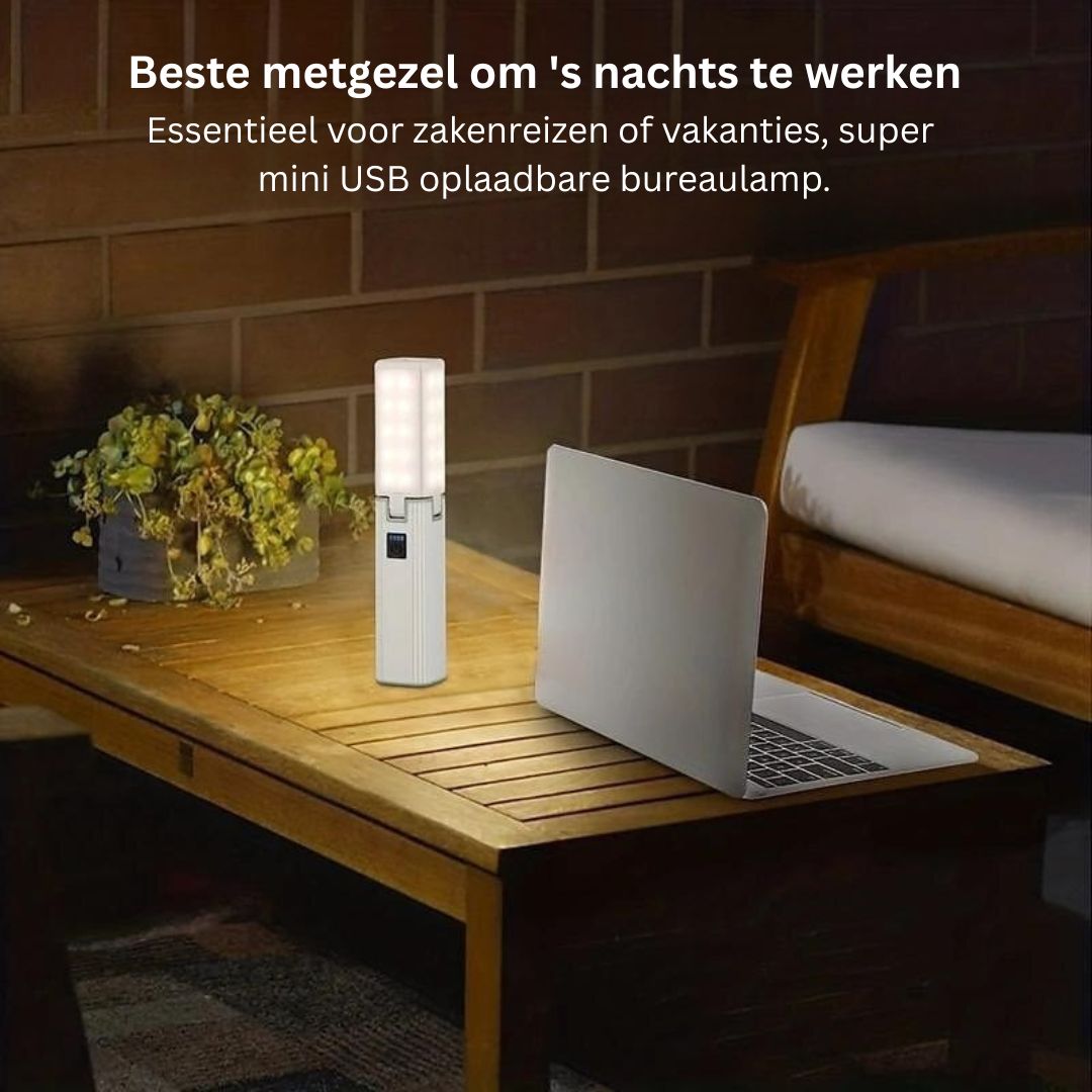 3-in-1 Campinglamp USB Oplaadbare Tentlantaarn met Telefoonoplader