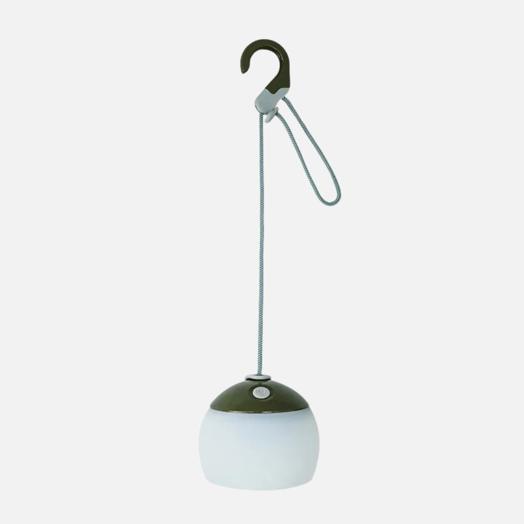Buitencampinglamp met verstelbaar touw en warme-koude LED-modi