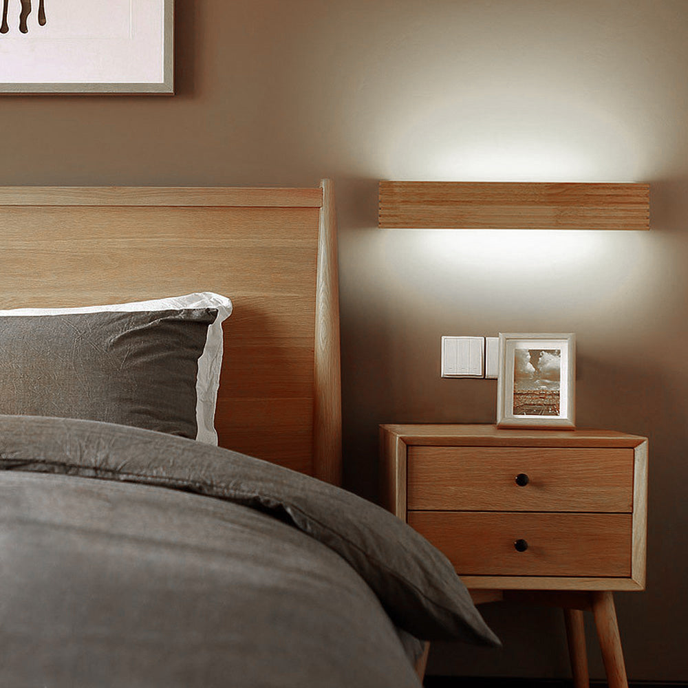 Variant image for Houten LED Badkamer Wandlamp met Rustiek Ontwerp en Energiezuinige Verlichting-2