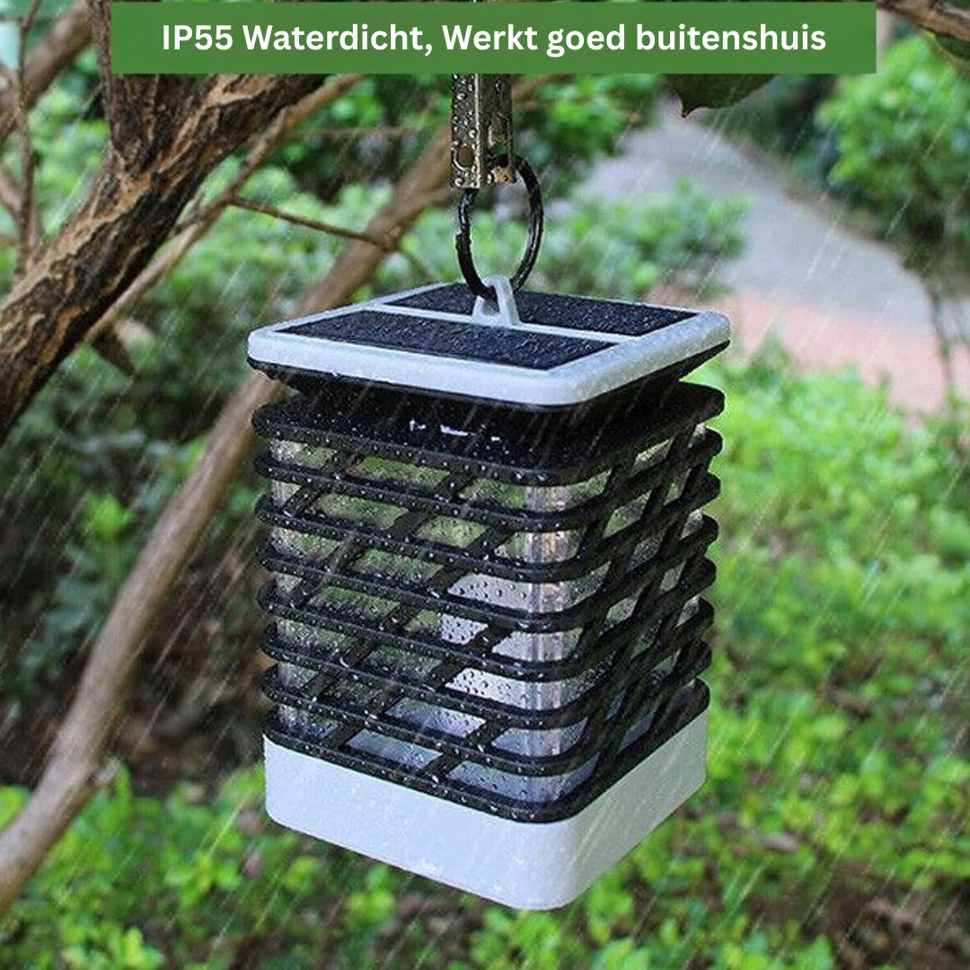Solar LED Lantaarnlampen Buiten Waterdicht Warm Wit