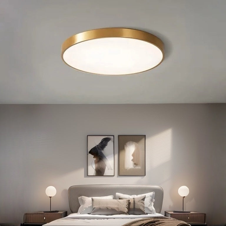 Moderne Ronde LED Plafondlamp Zwart voor Slaapkamer en Woonkamer-6