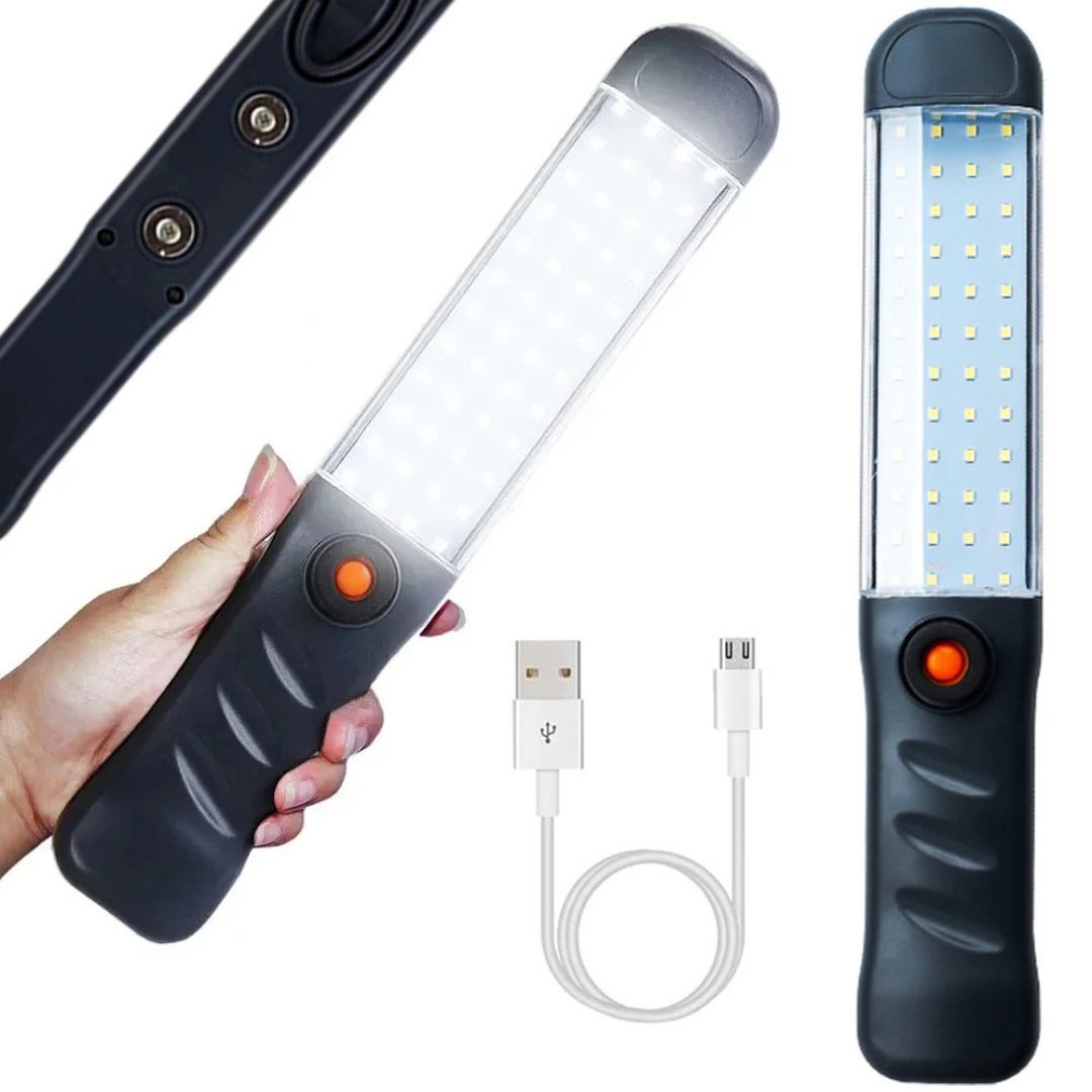 Oplaadbare LED Werklamp met Dimbare Verlichting en Magneten - Lichtgewicht