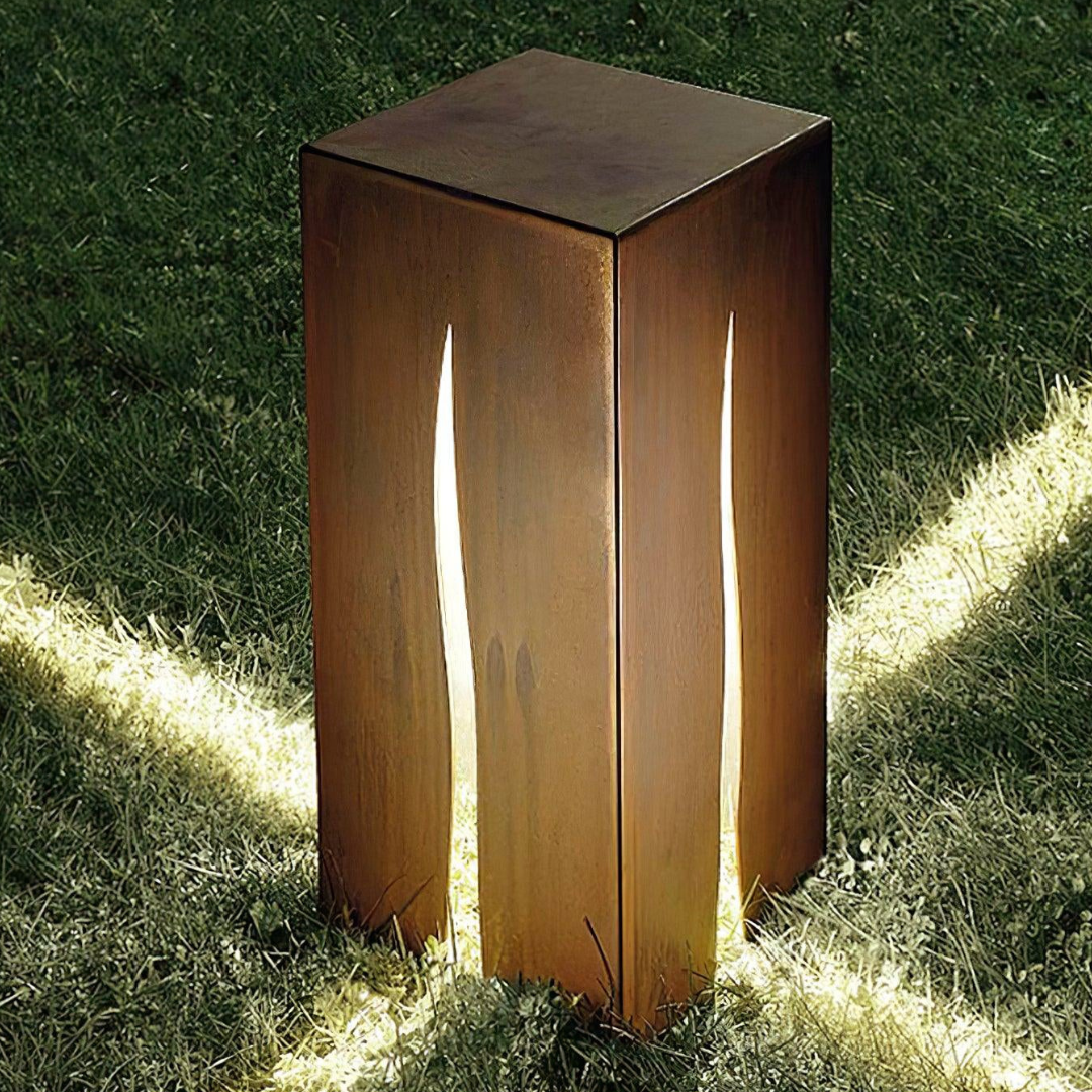 Cube Crack Buitenlamp met Ingebouwde LED en IP65 Weerbestendig Design