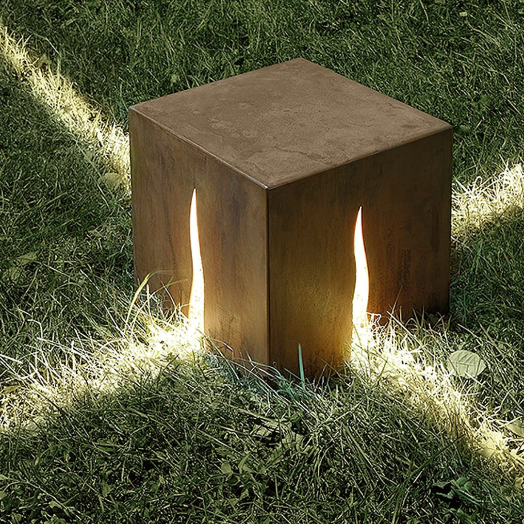 Cube Crack Buitenlamp met Ingebouwde LED en IP65 Weerbestendig Design