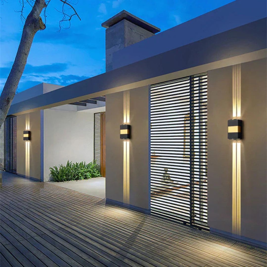 Waterdichte Buiten Wandlamp van Aluminium – Compact en Energiezuinig
