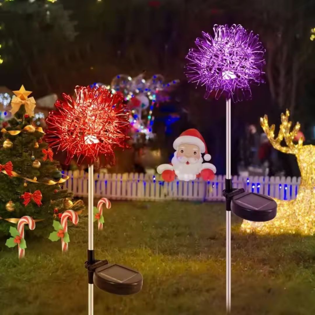 Zonne-energie Tuinverlichting LED Dandelion Lamp – Weerbestendig en Sfeervol