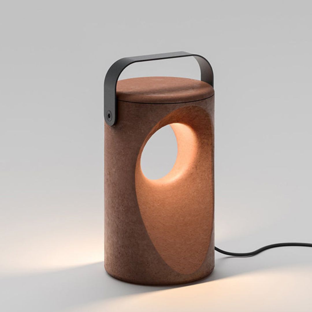Solar Tuinverlichting - Waterdichte Buitenlamp op Zonne-energie in Bruin/Zwart