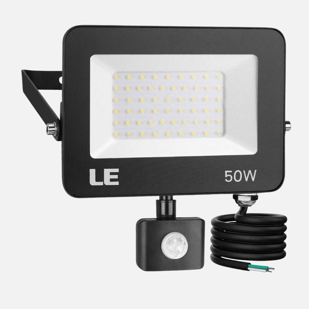 LED-schijnwerper met bewegingssensor 15W/30W/50W 5000K Waterdicht voor buiten