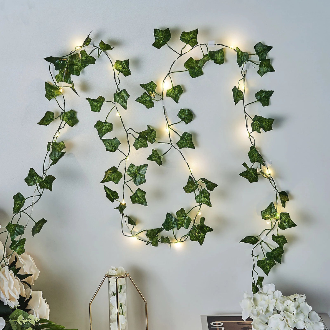 Solar Tuinverlichting - Waterdichte Ivy String Lights op Zonne-energie 2m, 5m, 10m