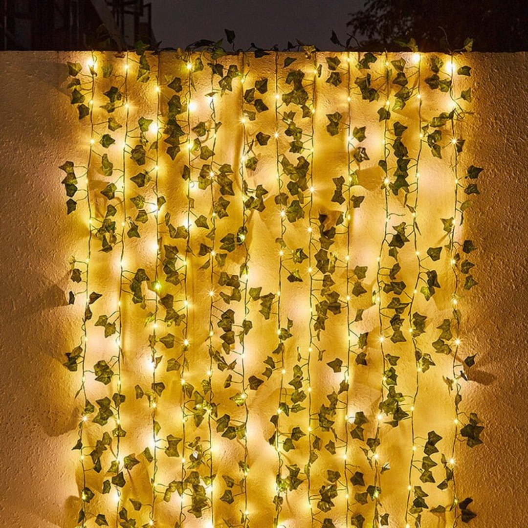 Solar Tuinverlichting - Waterdichte Ivy String Lights op Zonne-energie 2m, 5m, 10m