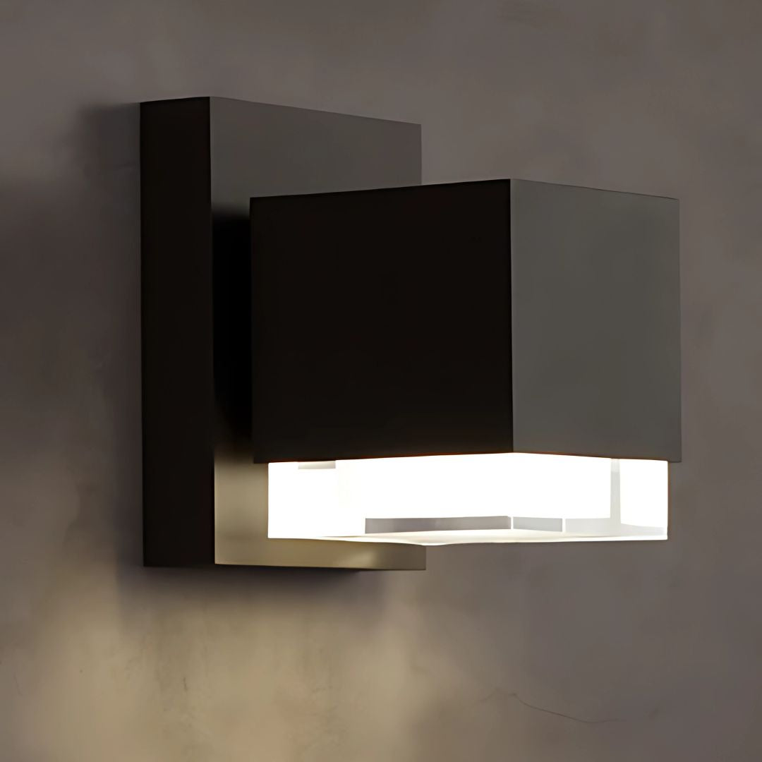 Buiten Wandlamp met LED Verlichting en Acryl Lens - Stijlvol en Weerbestendig