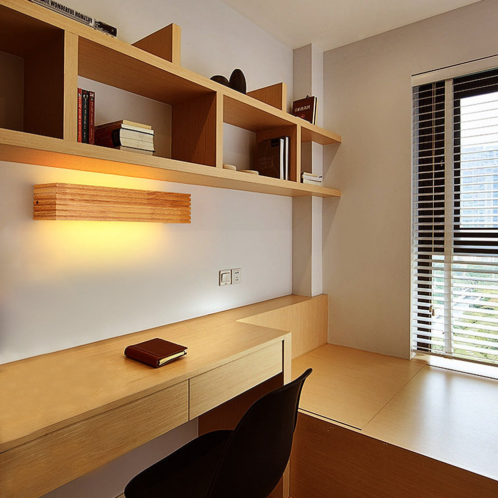 Houten LED Badkamer Wandlamp met Rustiek Ontwerp en Energiezuinige Verlichting-4