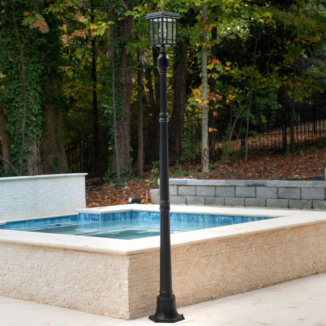Zonne-energie Buitenlamp – Grijs Aluminium, 3 Montageopties