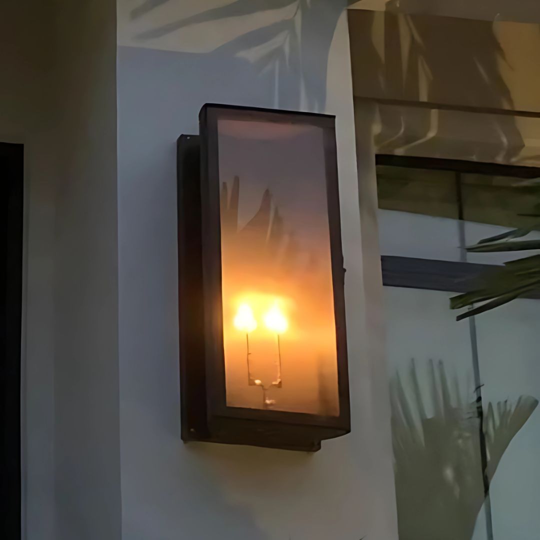 Moderne Wandlamp van Handgemaakt Koper met Gas of Elektriciteit - Muurlamp