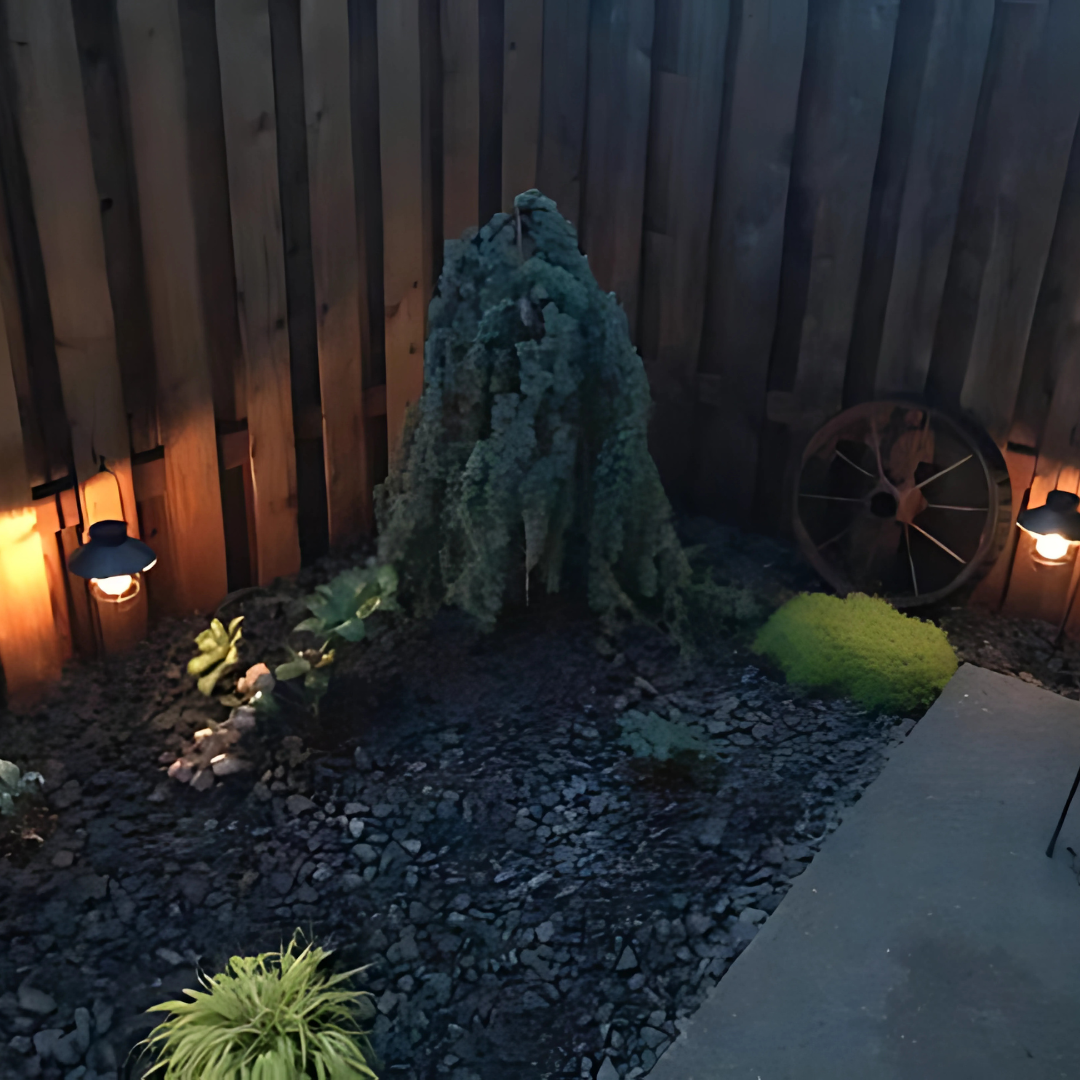 Hangende Buitenlamp met Sensor – Solar Tuinverlichting met Warme LED Verlichting