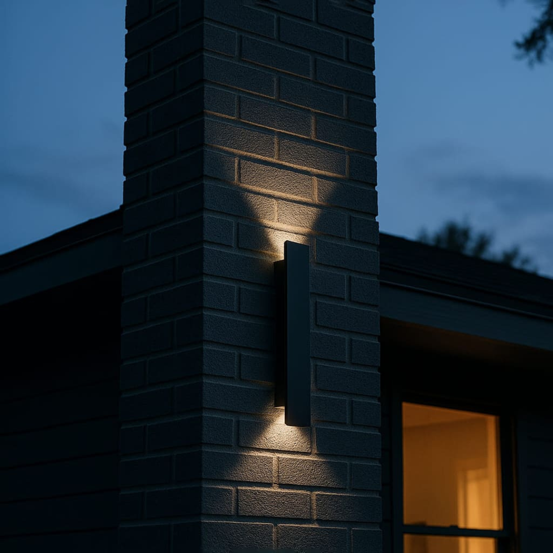 Slanke Buitenwandlamp van Aluminium met IP65-bescherming – Moderne Buitenlamp voor Stijlvolle Buitenverlichting