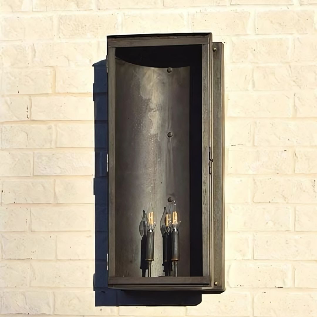 Moderne Wandlamp van Handgemaakt Koper met Gas of Elektriciteit - Muurlamp