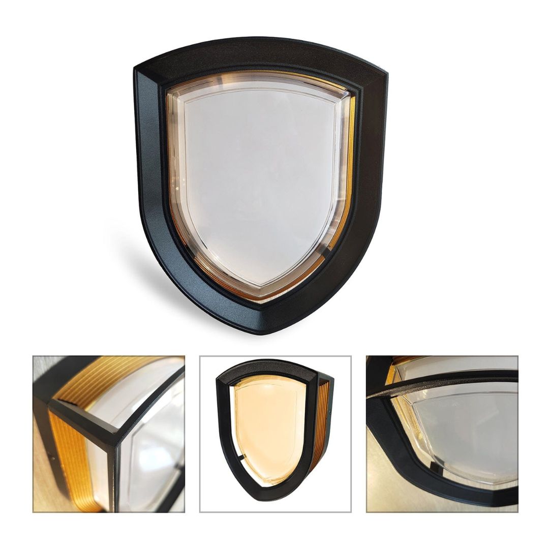 Moderne Buiten Wandlamp van Metaal en Acryl met Warm Witte LED Verlichting