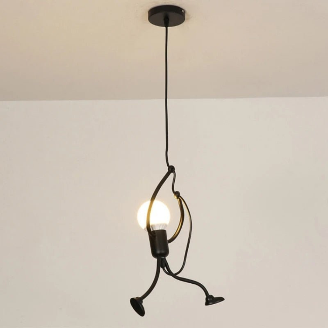 Popfiguur Retro Hanglamp Kinderkamer Verstelbaar