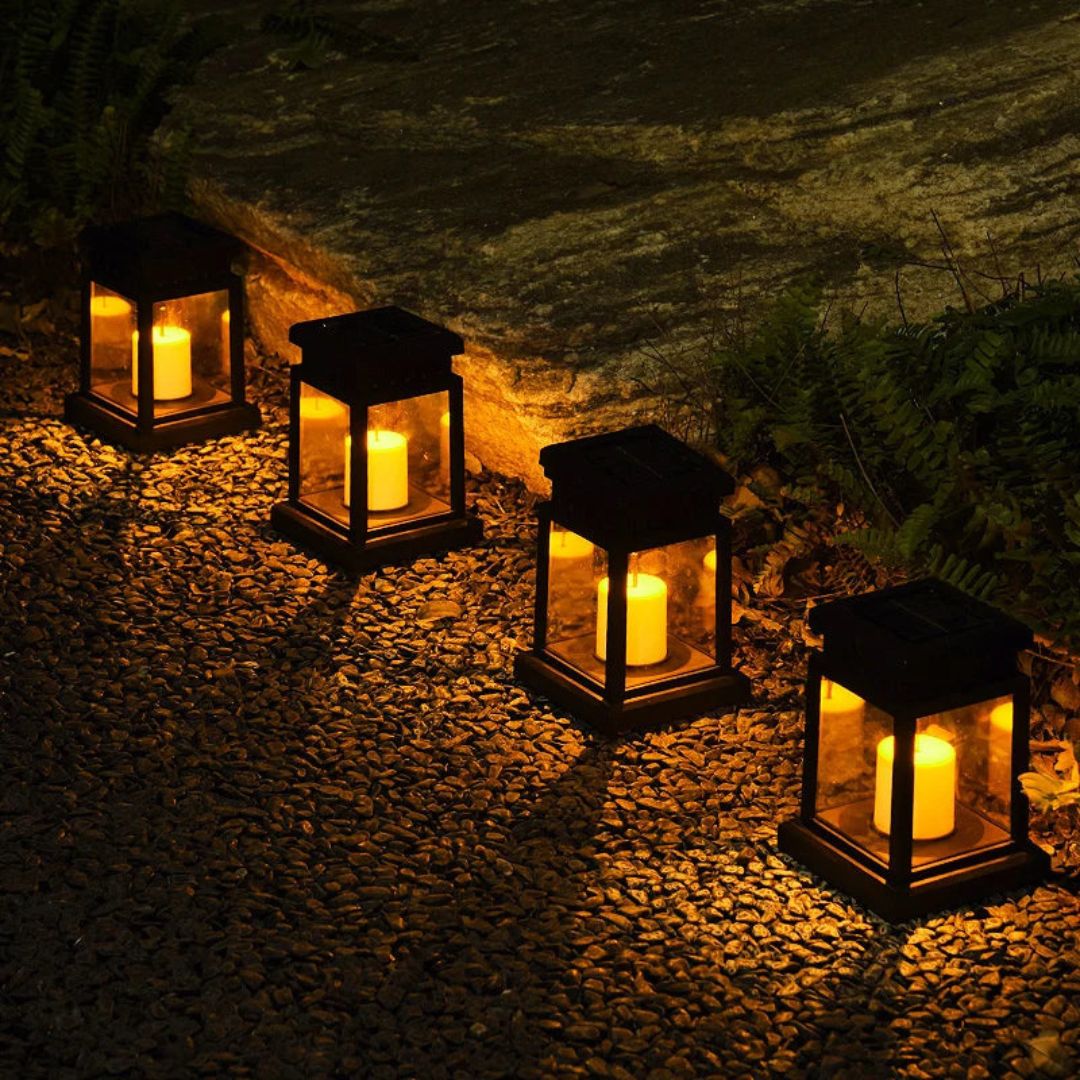 Solar Tuinverlichting - Waterdichte Buitenlamp op Zonne-energie met Automatische Sensor