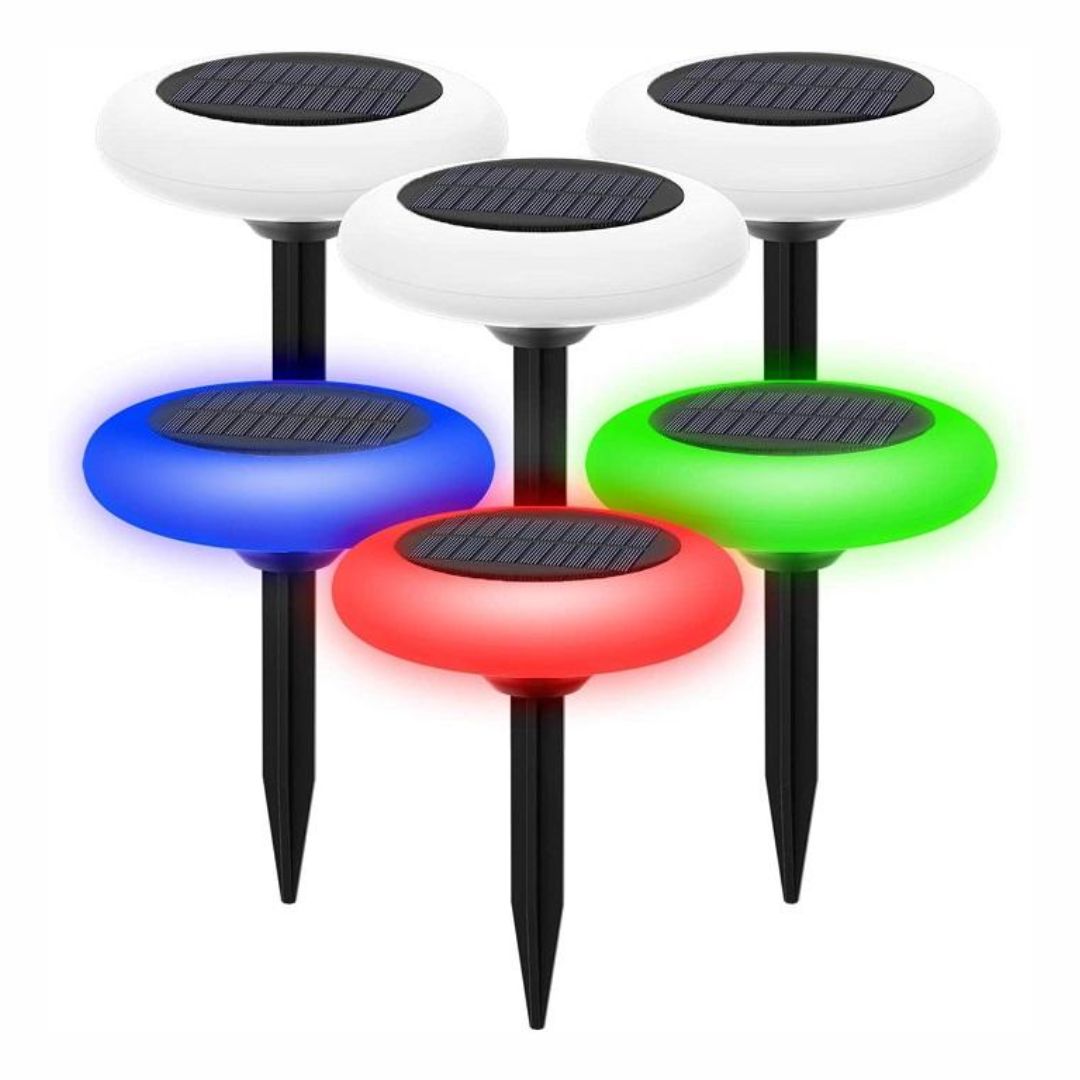 Multicolor Solar Tuinverlichting met Dusk to Dawn Technologie - 24 Kleuren