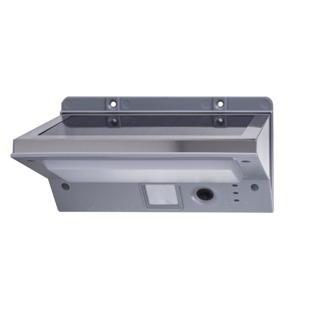 LED Solar Wandlamp Buiten met Bewegingssensor - Zwart, IP44 Waterdicht