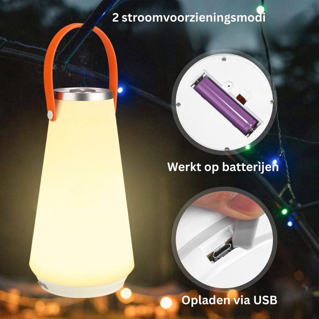 Oplaadbare Campinglamp met 24 Uur Licht en Draagbaar Ontwerp - LED Lamp