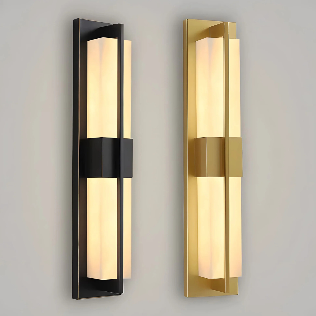 LED Wandlamp Zwart voor Buiten – IP65 Waterdichte Wandlamp met Warm Licht en Modern Design