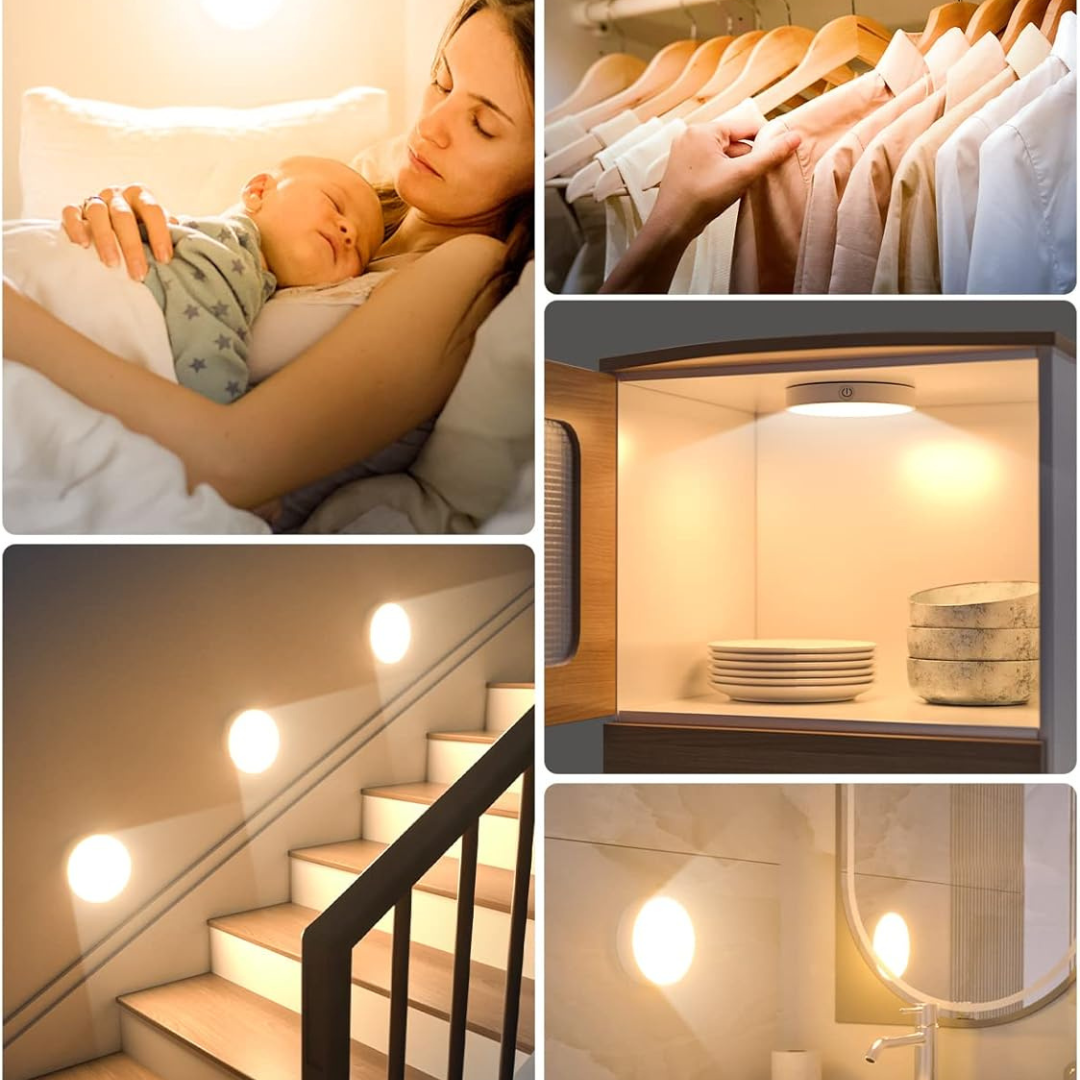 Oplaadbare LED Touchlamp 3000K/6000K Dimbaar (2 stuks)