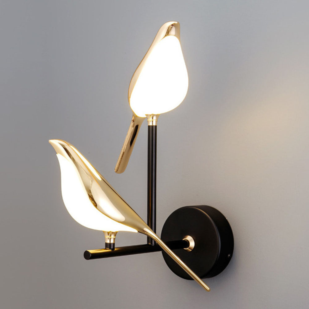 Moderne LED Vogel Wandlamp – Energiezuinig & Eenvoudig te Installeren