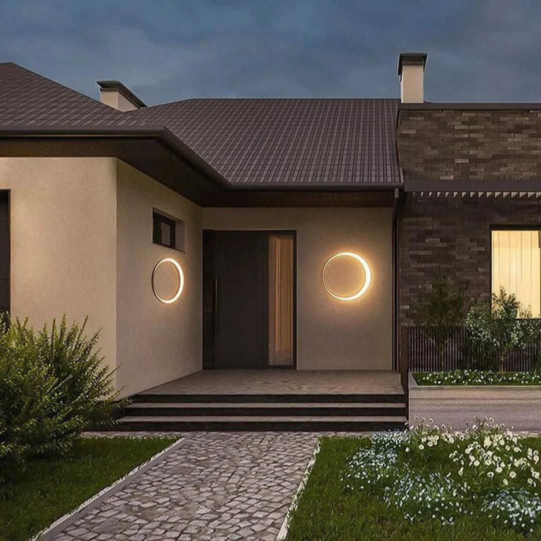 Waterdichte Buiten Wandlamp met LED en Modern Design - Ronde Stijl
