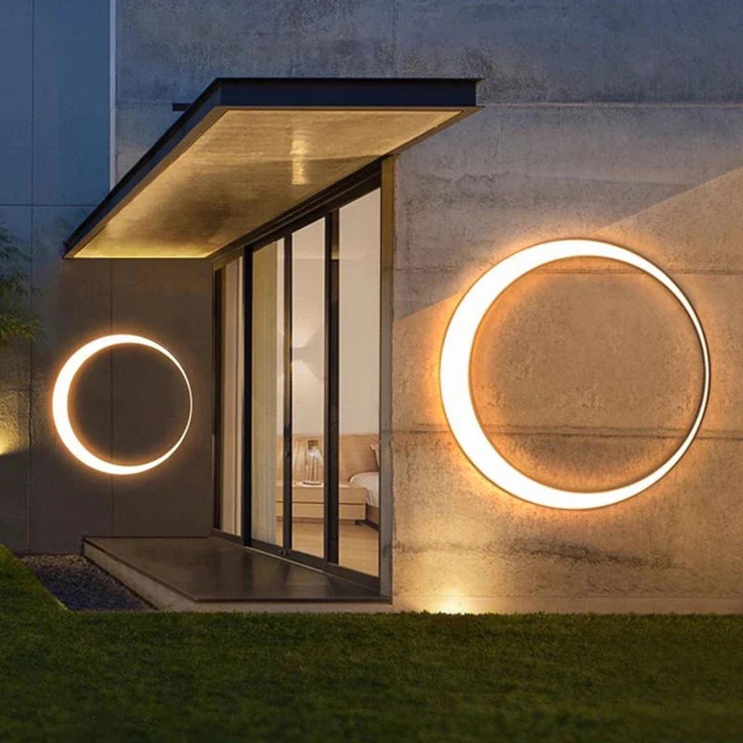 Waterdichte Buiten Wandlamp met LED en Modern Design - Ronde Stijl