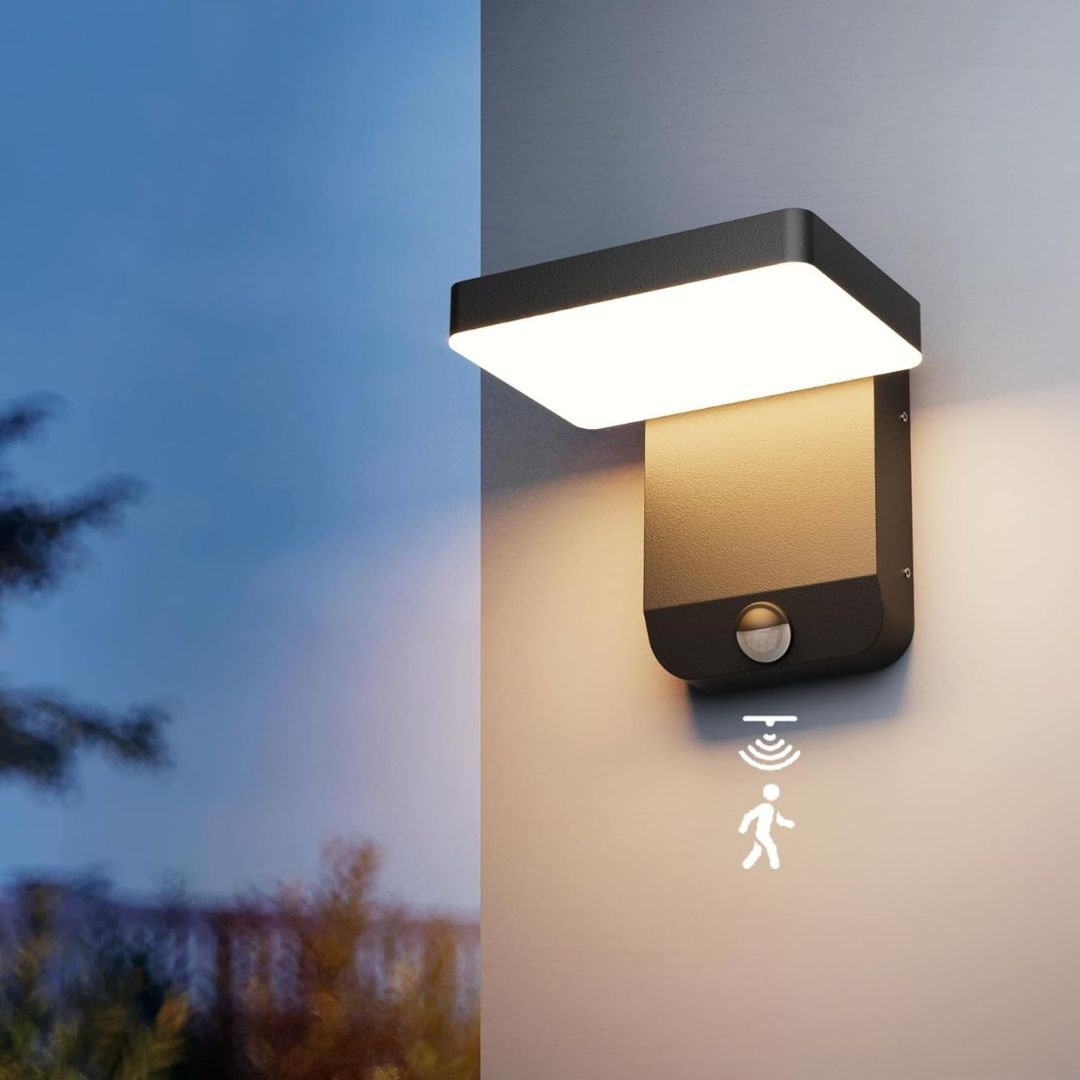 Solar Buitenlamp met Bewegingssensor - Draadloos en Modern Design