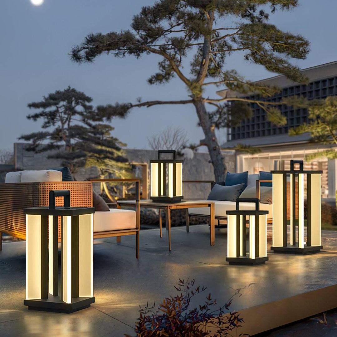 Moderne Buitenlamp Zonne Energie met LED en Minimalistisch Ontwerp
