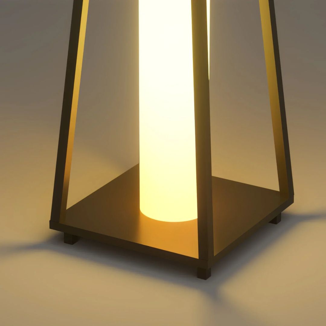 Outdoor LED Lantaarnlamp Roestvrijstalen Solar Vloerlamp