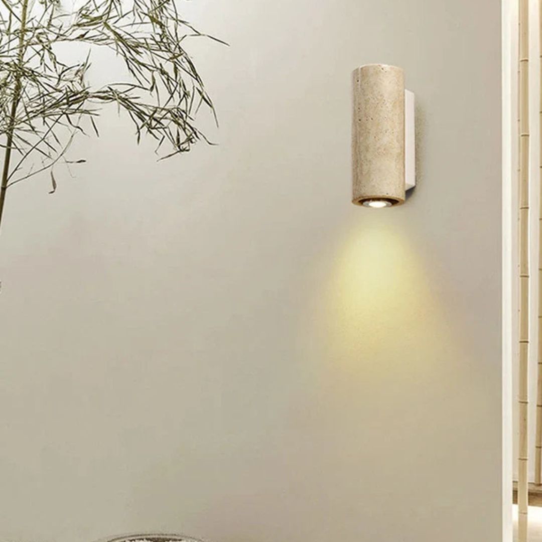 Moderne Marmeren Wandlamp met LED Verlichting voor Binnenruimtes