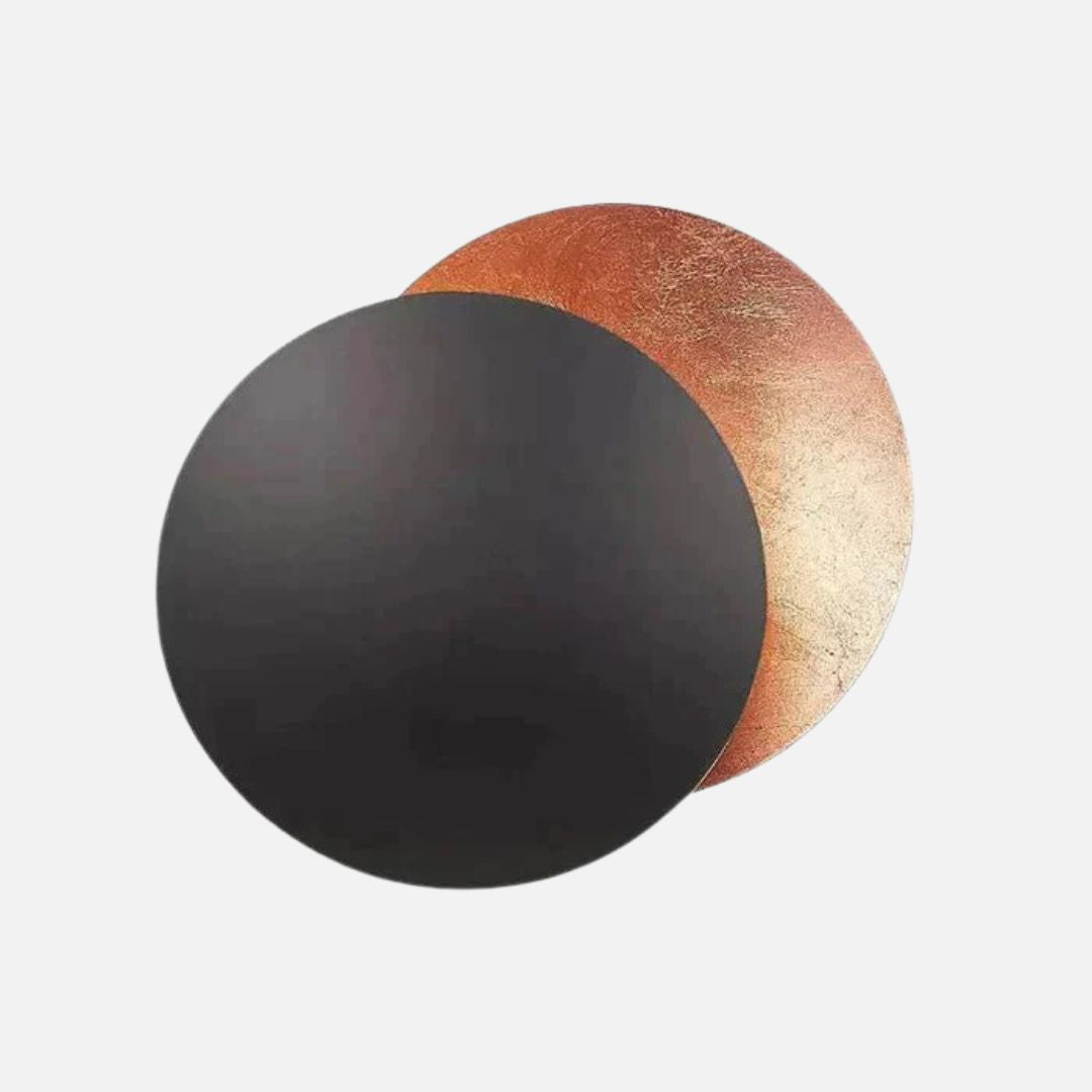 Gouden Eclipse LED Wandlamp – Moderne Draaibare Wandlamp