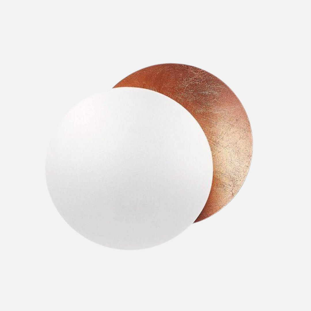 Gouden Eclipse LED Wandlamp – Moderne Draaibare Wandlamp